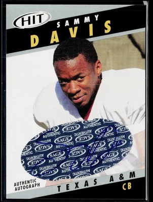 2003 SAGE HIT #A39 Sammy Davis Autographs Gold #/250 - Image 1 of 2