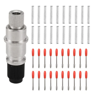 MARKENLOS 3X(Graphtec CB09 CB09U Silhouette Cameo-Halter mit 20 StüCk 60-Grad-Klingen4157