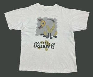 1990 90s El Rey León Ed Hiena Cita Fea Camiseta Reimpresión Nueva Talla S-5XL - Imagen 1 de 3