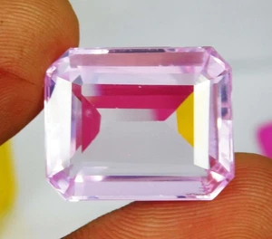 Natural 30.90 Ct Emerald Purplish Pink Kunzite "Certified" Gemstone, Afghanistan - Picture 1 of 5