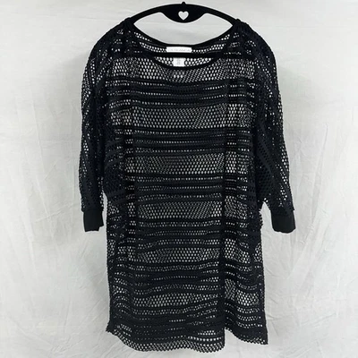 La Blanca Swim Cover Up Black Vacation Size Small Dress Beach Sexy Top Tunic - Image 1 of 4