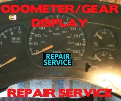 REPARACIÓN 2000-2002 GM ESCALADE DENALI GAUGE CLUSTER PANTALLA ODÓMETRO 99 00 01 02 Foto 1 de 3