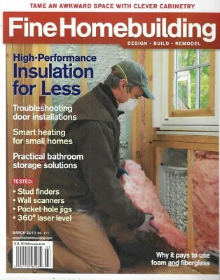 Fine Home Building Magazine Insulation Bathroom Storage Solutions Home Heating - Image 1 of 4