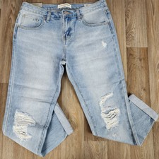 Bullhead Denim Co Women's Size 28 Blue Skinny Boyfriend Jeans