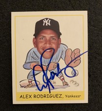 2007 Upper Deck Goudey Alex Rodriguez #282 Signed Card Global Authentic Yankees
