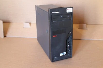 LENOVO THINKCENTRE STEEL PC CASE GAMING VINTAGE FULL METAL ACIER RETRO BON ETAT - Photo 1/4