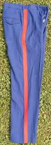 Named Vietnam War USMC Dress Blue Trousers United States Marine Corps Uniform - Picture 1 of 8