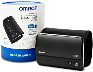 Omron HEM7600T Smart Elite+ Blood Pressure Monitor Bluetooth Tubeless Technology - Picture 1 of 9