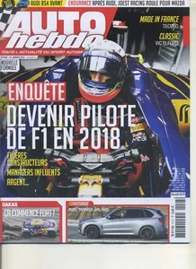 AUTO HEBDO n°2147 10/01/2018 AUDI RS4 AVANT DAKAR JOEST avec MAZDA VIC ELFORD - Picture 1 of 1