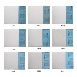 Hojas de papel de lija abrasivo uso seco RMC AP35M 230x280 mm grano 80# - 800# hojas de papel de lija - Imagen 1 de 9