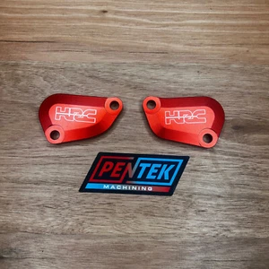 HPP 1988- 1991 Honda CR 250 POWER VALVE COVERS - Billet CNC Machined 6061 -Red - Picture 1 of 7