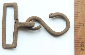 Napoleonic Wars Bronze Belt Buckle With Snake Connector (Y23-08) - Picture 1 of 3