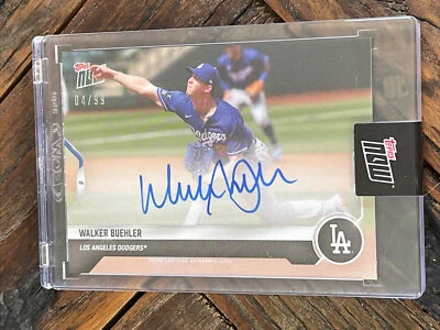 Walker Buehler 2021 Topps Now Road To Opening Day Auto #/99 Dodgers Autograph - Image 1 of 2