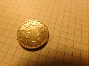 Sweden= 50  ORE .1982 #  1124 - Picture 1 of 2