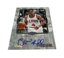 2012-13 Fleer Retro 1999-00 Flair Showcase Fresh Ink Autograph Spud Webb!!