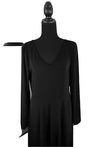 Alfani - Black Knit Dress - Long - "Stretchy" - Size M Brand New - Picture 1 of 7