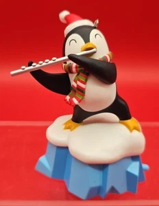 Hallmark Keepsake Ornament Chilly Trills Penguin with Flute Magic Sound Works! - Picture 1 of 5