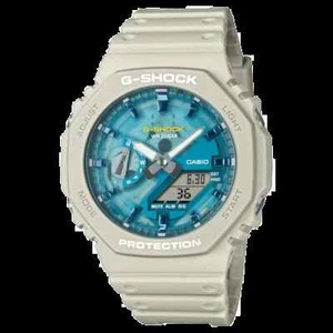 CASIO G-SHOCK GA-2100AS-5A Quartz Resin White Worldtime 200M - Bild 1 von 1