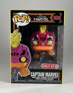 Funko POP! Marvel: Blacklight Captain Marvel #908 Target Exclusive (NUEVO) - Imagen 1 de 6