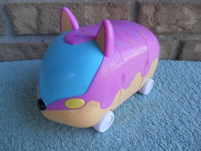 Tomy Archamps Ritzy Roller Toy Pink Sparkle Cat Van On Wheels. - Image 1 of 4