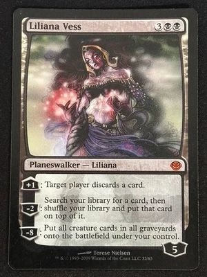 1x MTG Liliana Vess (Foil) - Duel Decks: Garruk vs. Liliana (DDD) #32 - Magic - Image 1 of 2