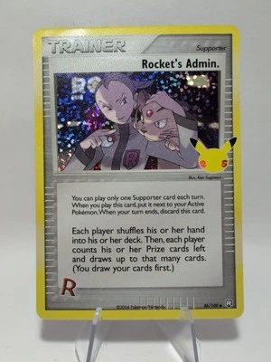 Rocket's Admin. 86/109 Celebrations: Classic Collection Holo Pokemon TCG - Image 1 of 2