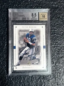 2000 SP Authentic Peyton Manning Buyback  #5/131 Signature Mint Colts Graded - Picture 1 of 3