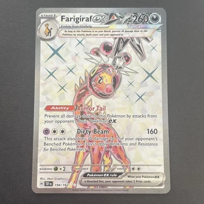 Farigiraf ex 194/162 Sv05: Temporal Forces Holo Pokémon TCG 2024 - Image 1 of 2