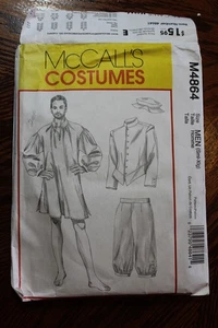 McCall's M4864 Costumes Men's Historical Colonial Outfit, Size Sml-Xlg, UC Patte - Picture 1 of 3
