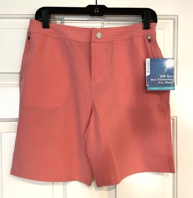 Boardshorts Coolibar Goleta Mujer Talla 8 UPF 50+ Rosa Foto 1 de 4
