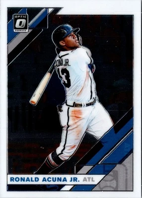 Ronald Acuna Jr.-2019 Panini Donruss Optic #177 Atlanta Braves - Image 1 of 2