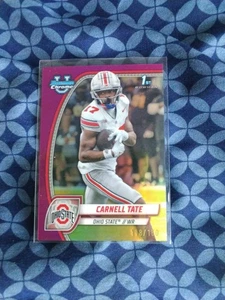 2024 Bowman University Fuchsia 1st Carnell Tate 118/150 - Picture 1 of 2