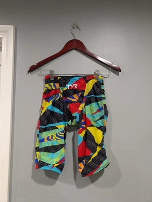 TYR Avictor Prelude High Waist Jammer Tech Suit Men's Sz US 26 Muti-Colored  - Image 1 of 4