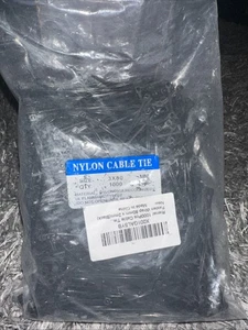 (1000-Pk) Cable Tie Nylon Black 3 MM x 80 MM - Picture 1 of 3