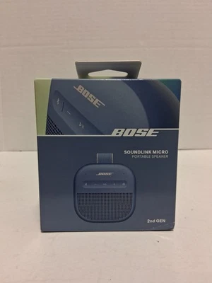 Bose SoundLink Micro 2nd Gen Portable Bluetooth Speaker Blue Dusk - 895098-0200 - Image 1 of 4