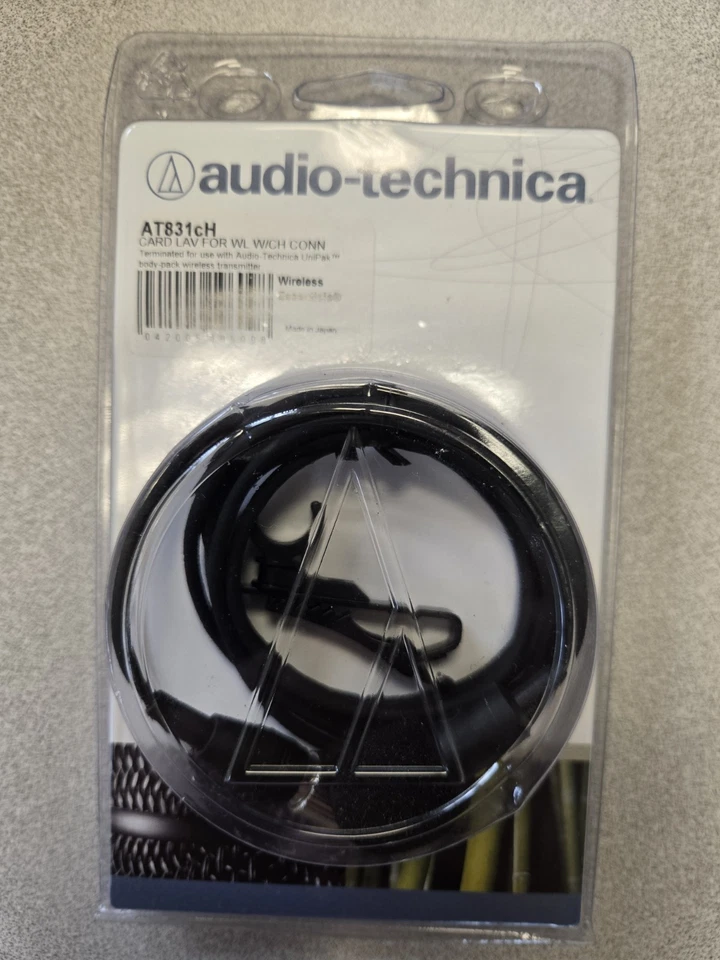 Audio Technica AT831CH Lavalier Microphone Mic For Series 3000+5000 Transmitters - Image 1 of 2