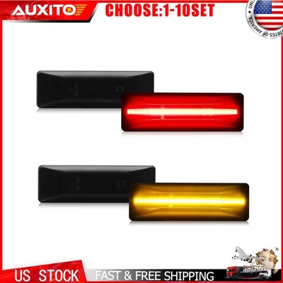 Smoked LED Fender Side Marker Light For 94-02 Dodge Ram 1500 3500 Dually 4-20X - Image 1 of 4