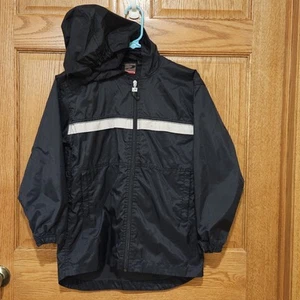 Vintage Black Pro Spirit Nylon Windbreaker Jacket Youth Size L (12-14) Womens XS - Picture 1 of 22