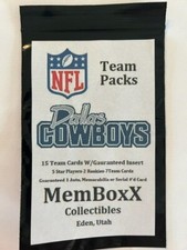 NFL TEAM PACK 100% HIT AUTO/PATCH/PSA/ or Insert 5-15 FOOTBALL CARDS - ROOKIES