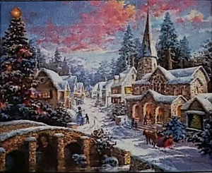 Diamond Painting DIY Christmas Winter Snow Cross Stitch Gift Squares 30x40 US - Picture 1 of 10
