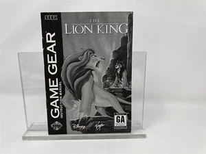The Lion King - Sega Game Gear - Instruction Manual Only - Imagen 1 de 1