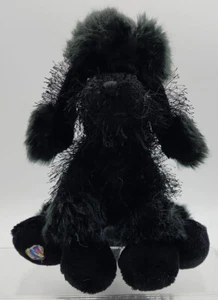 Ganz Webkinz Black Poodle Dog Puppy Wire Hair 8" No Code HM191 - Picture 1 of 9
