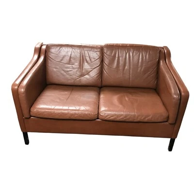 Датский кожаный диван 1960-х в стиле Borge Mogensen - Изображение 1 из 4