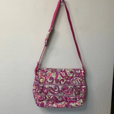 Vera Bradley Bandolera Paisley Rosa Foto 1 de 4