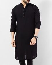 Indian Handmade New Traditional Fashion Shirt Men's Kurta Pajama Cotton Clothing