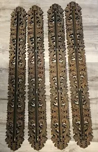 VTG 1960s Retro Bohemian Shelf Bracket Trim Pieces ONLY Bookshelf 12 Pieces - Picture 1 of 11
