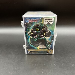 TRANSFORMERS ARMADA Fleer 2003 Complete Gold Chase Set 122 Cards w/ Puzzles