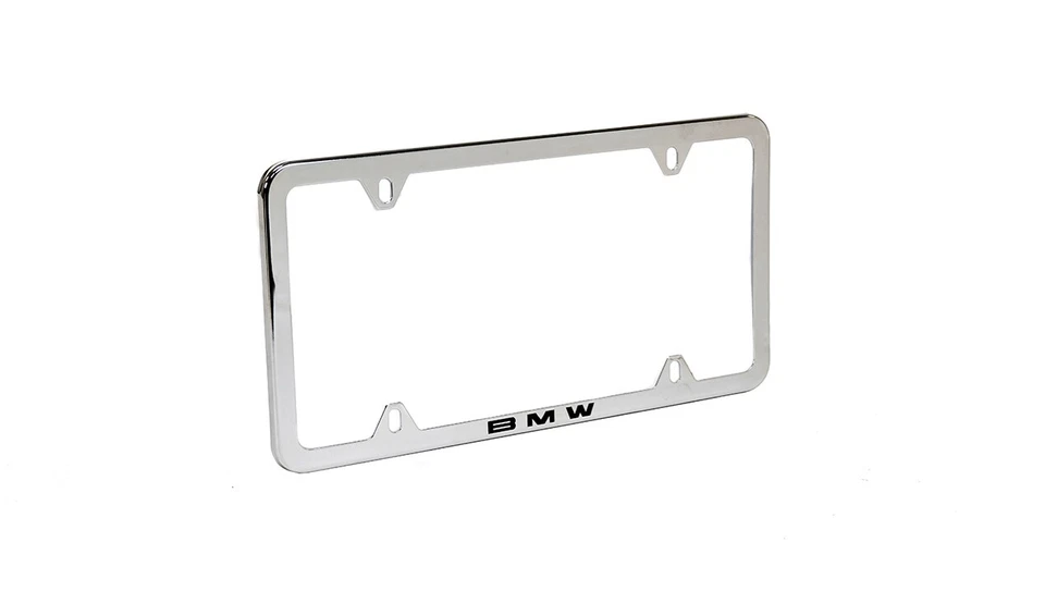 GENUINE BMW LASER SLIMLINE LICENSE PLATE - Image 1 of 1