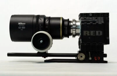 arri pl mount cine Nikon ais 50-300mm f4.5 parfocal manual de clicked iris - Image 1 of 4