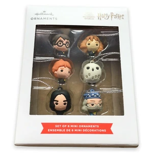 Harry Potter Set of 6 Mini Ornaments Hallmark - Picture 1 of 3